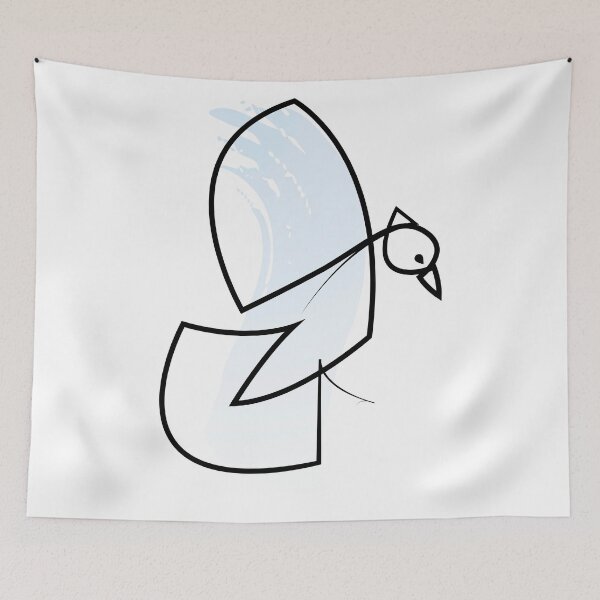 Item preview, Single line bird - P3 designed and sold by addillum.