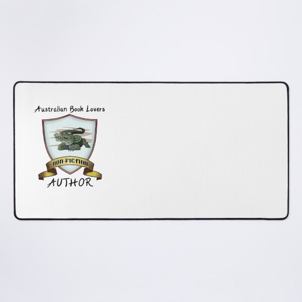 Item preview, ABL non-fiction author - black text designed and sold by AusBookLovers.