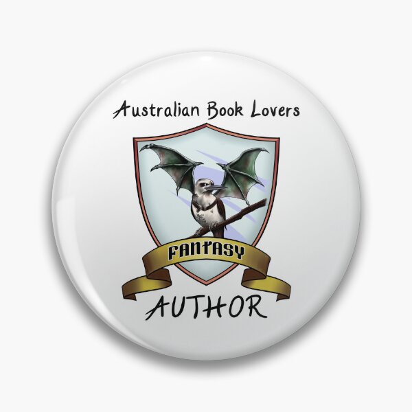 Item preview, Australian Book Lovers fantasy author - black text designed and sold by AusBookLovers.