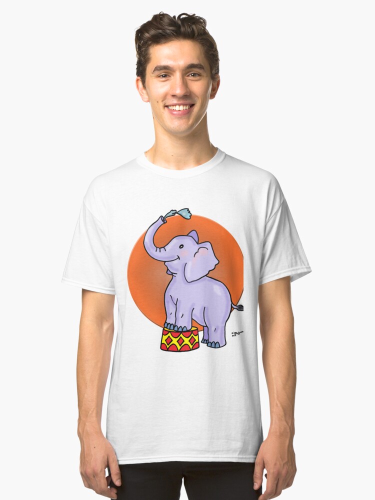 Alternate view of Baby Circus Elephant Classic T-Shirt
