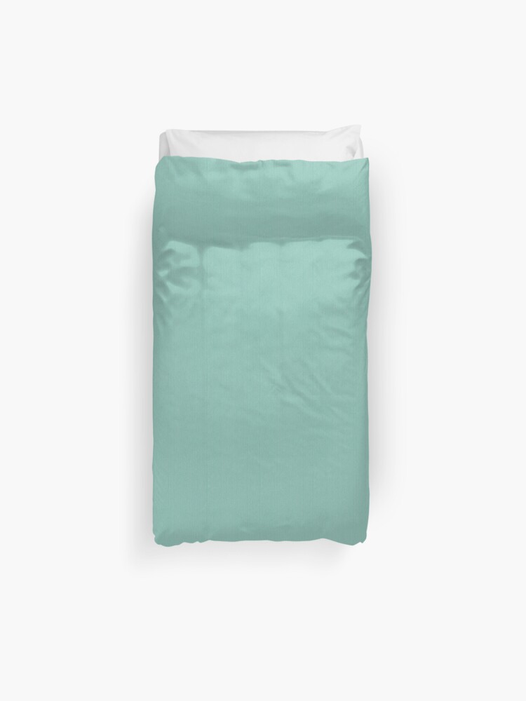 Corduroy Print Pattern Teal Pastel Duvet Cover By Superagora