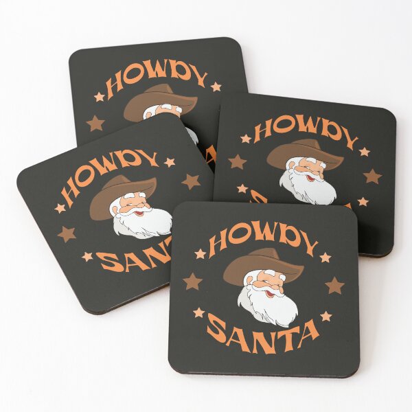 Item preview, Howdy Cowboy Santa - Funny Christmas designed and sold by S Cube Design.