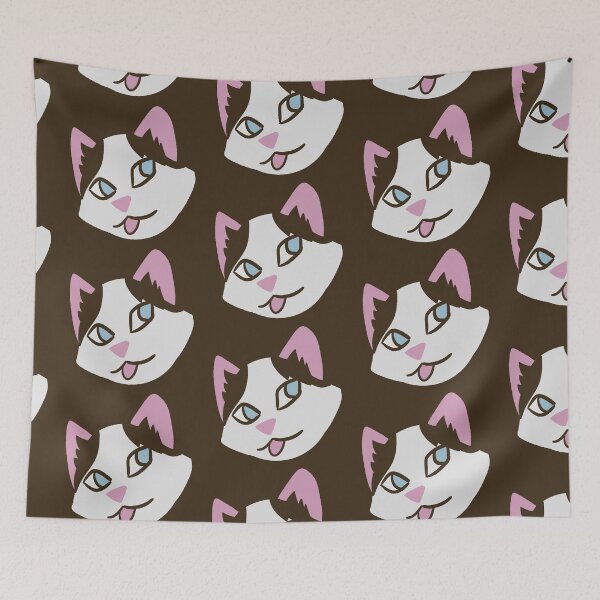Item preview, Cat Blep White Brown designed and sold by kotastrophe.