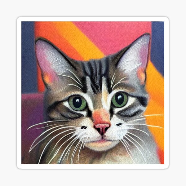 Cute Cat #3 Sticker