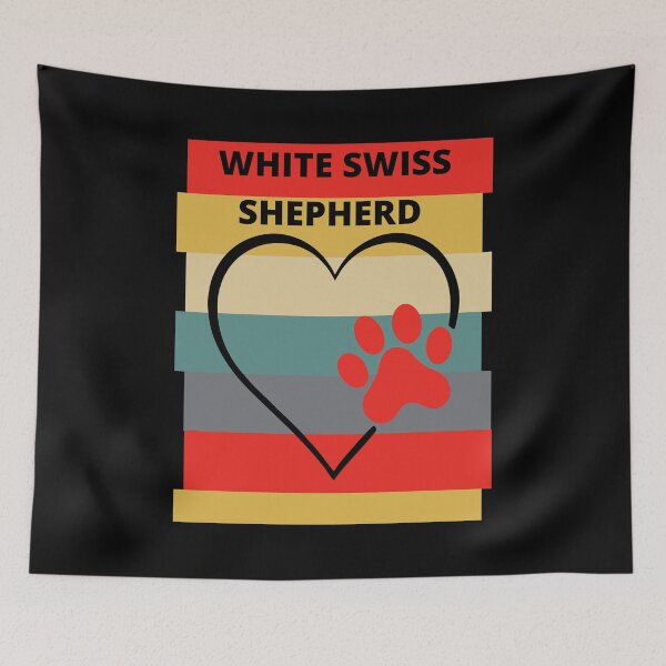 Item preview, Love White Swiss Shepherd  designed and sold by RockBeeDesigns.