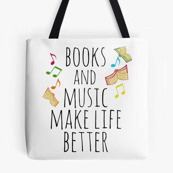 Item preview, books and music make life better #2 designed and sold by FandomizedRose.