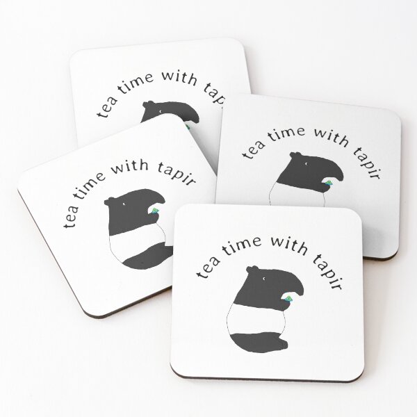 Item preview, Tea Time with Tapir designed and sold by ayaminlove.