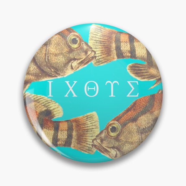 Item preview, Ichthys - Greek Fish designed and sold by Patristix.