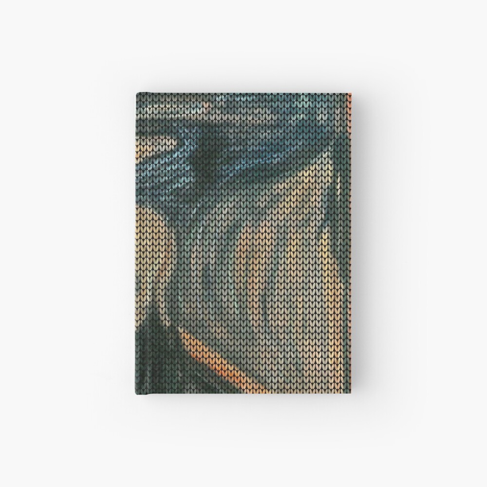 The Scream Lovingly Knitted by Granny E-Munch Hardcover Journal