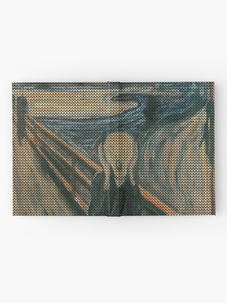 Alternate view of The Scream Lovingly Knitted by Granny E-Munch Hardcover Journal