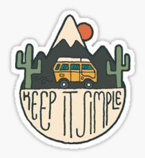 Keep it simple Sticker