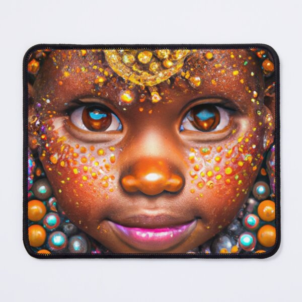Item preview, Cute African Girl designed and sold by Mikkerz.