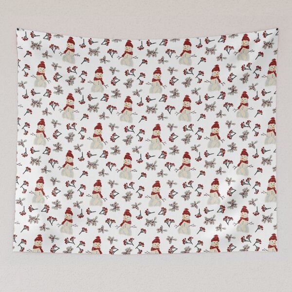 Item preview, Berry happy snowman designed and sold by Amilia Korre.