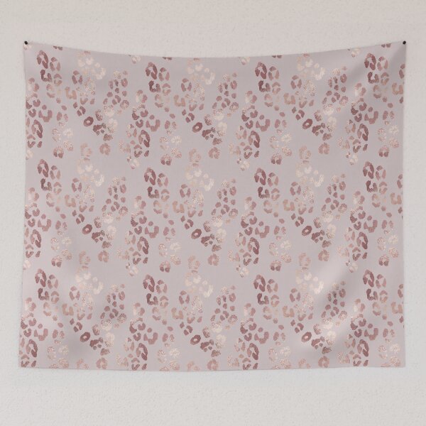 Item preview, Rose gold metallic leopard print design designed and sold by Corinne Alexa Jackson.