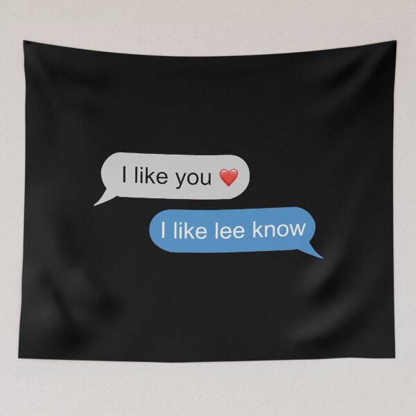 Item preview,  Funny I like Lee Know Text designed and sold by Supra Designs.
