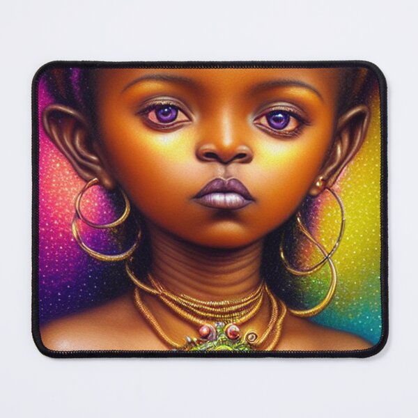 Item preview, Cute African Goddess Child designed and sold by Mikkerz.