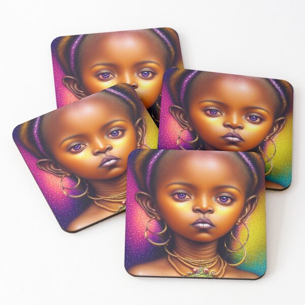Item preview, Cute African Goddess Child designed and sold by Mikkerz.