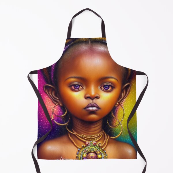 Item preview, Cute African Goddess Child designed and sold by Mikkerz.