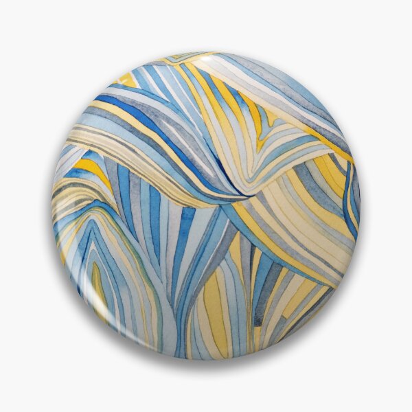 Item preview, Chile Marble Caves Abstract in Watercolor Marble Cathedral designed and sold by Cobalt Blue Watercolors.