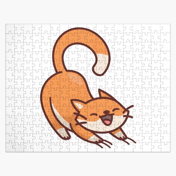 Cat Scratching Jigsaw Puzzle