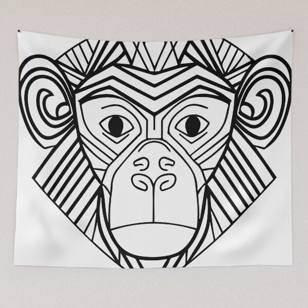 Item preview, creative animal monkey designed and sold by DD215.
