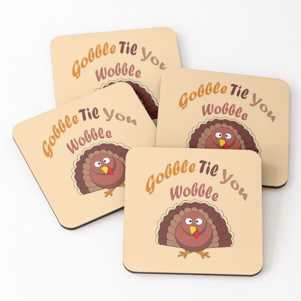 Item preview, Gobble Til You Wobble funny thanksgiving turkey designed and sold by halazidan.