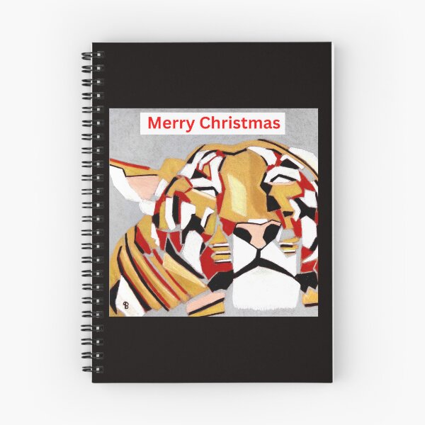 Item preview,  Merry Christmas Sleeping Tiger  designed and sold by Bagsyrose.