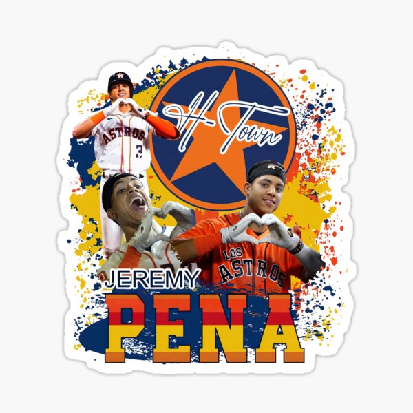 Buy Jeremy Pena Heart Houston Astros Baseball Glossy Sticker Vinyl