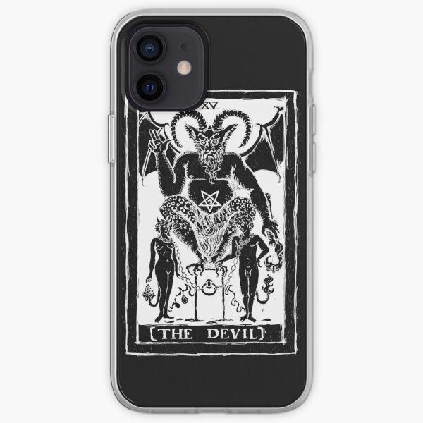 The Devil Tarot card by Shayne of the Dead iPhone Soft Case