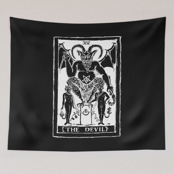 Item preview, The Devil Tarot card by Shayne of the Dead designed and sold by ShayneoftheDead.
