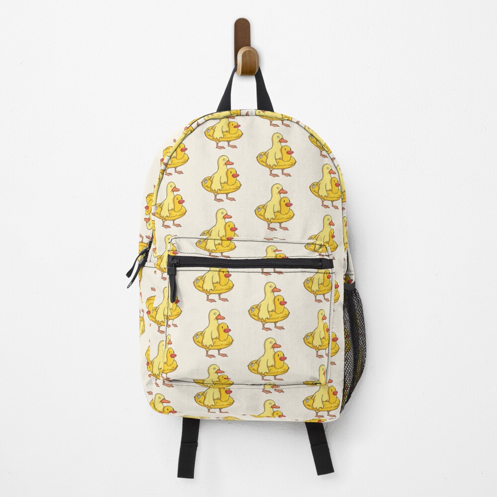 "double duck" Backpack for Sale by ComicadaArt Redbubble