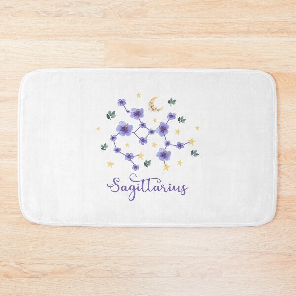 Item preview, Sagittarius Zodiac Wildflower Constellation designed and sold by GeeHanz.