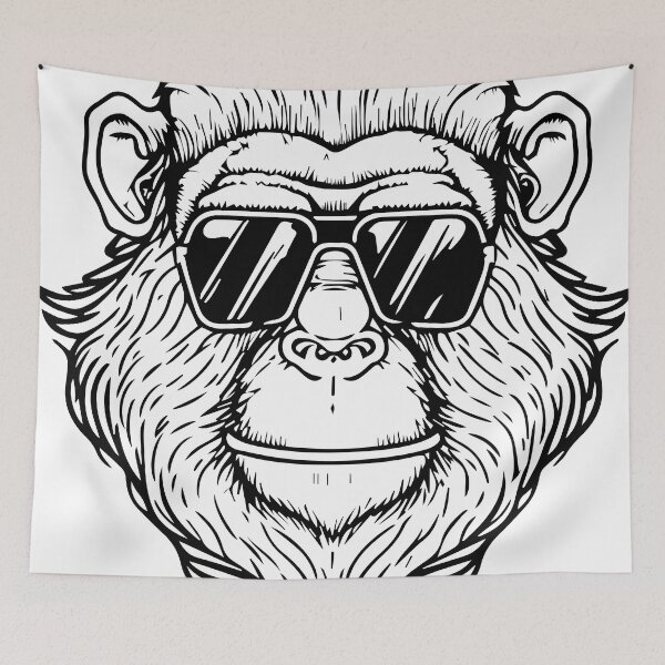 Item preview, creative animal monkey designed and sold by DD215.