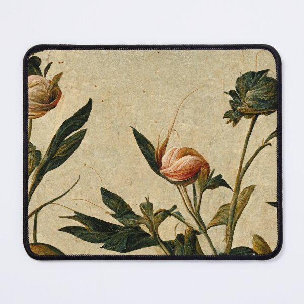 Item preview, Retro flower artwork on a textured pastel background designed and sold by justinasv775.