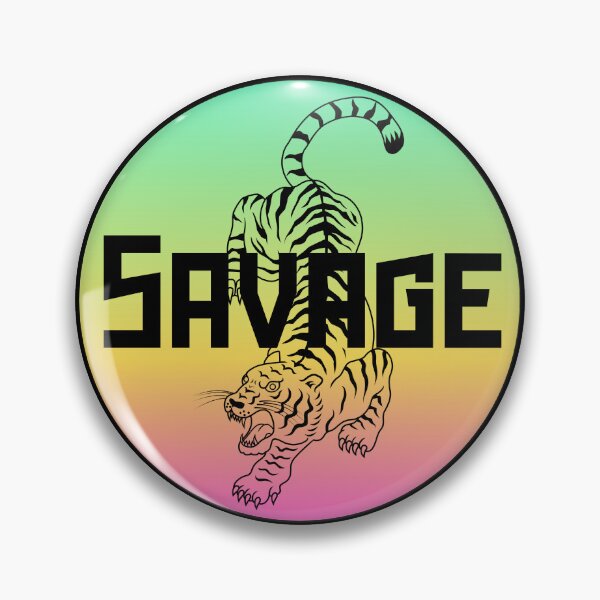 Item preview, Lucky Savage Tiger designed and sold by GleamingGiant.