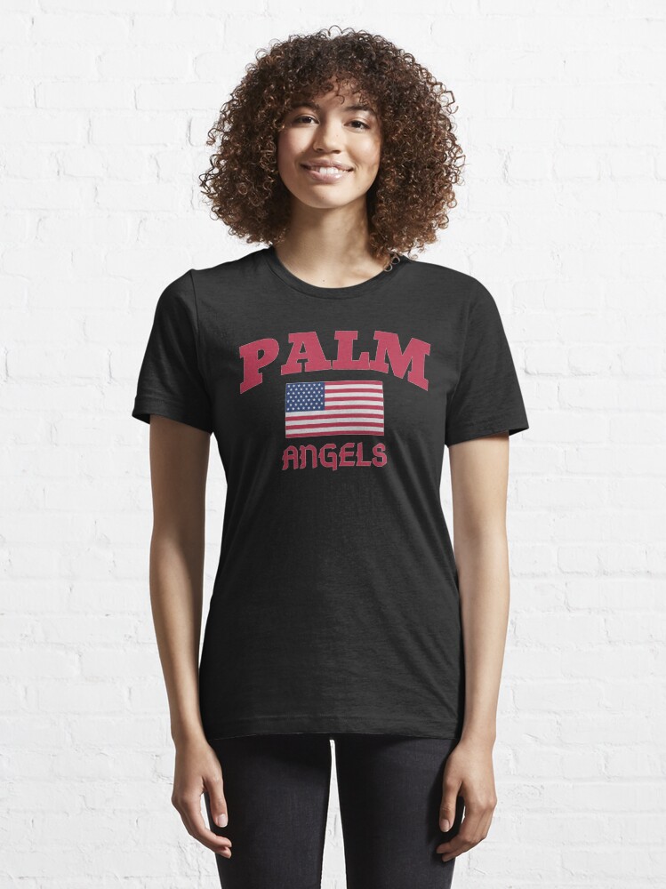 USA Flag PALM ANGELS Original Classic Tees Fashion Essential T