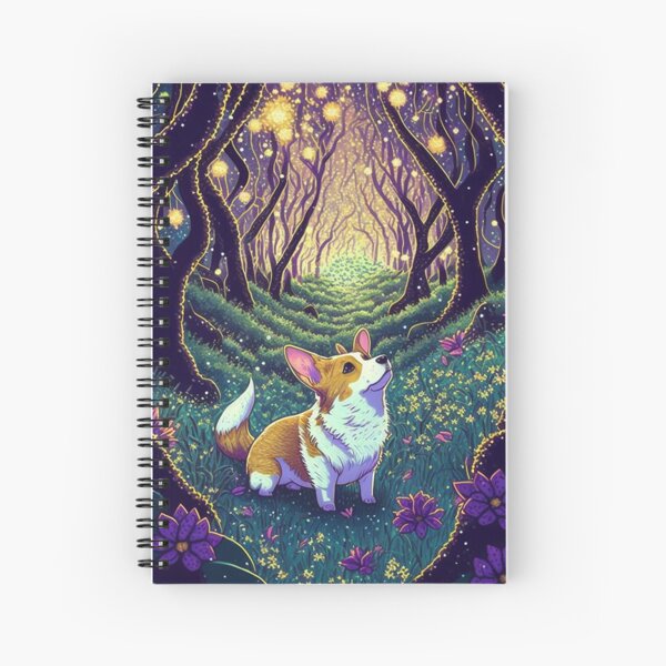 Aperçu de l'œuvre Corgi dans une forêt enchantée créée et vendue par NianderQuinn.
