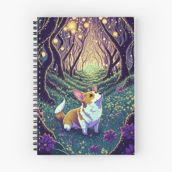 Item preview, Corgi in an enchanted forest designed and sold by NianderQuinn.