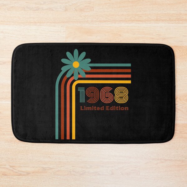 Item preview, Born In 1968 Retro Limited Edition Birthday Design designed and sold by RockBeeDesigns.