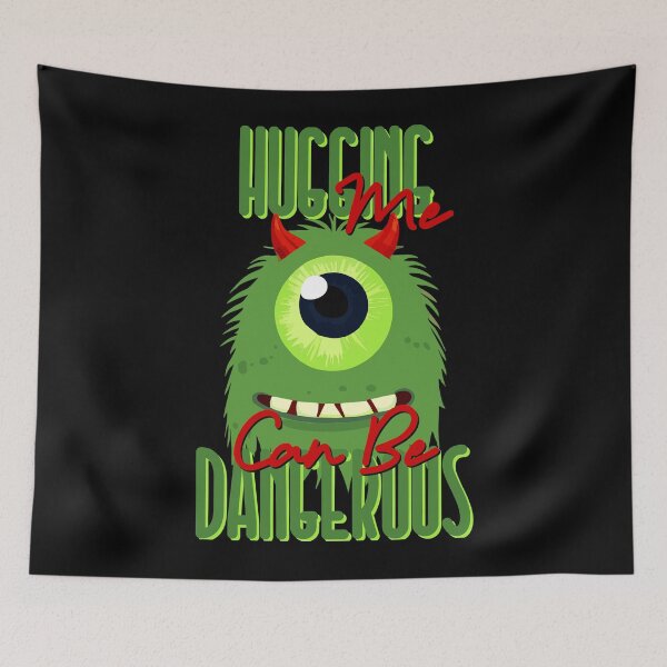 Item preview, HUGGING ME CAN BE DANGEROUS designed and sold by GAADesignz.