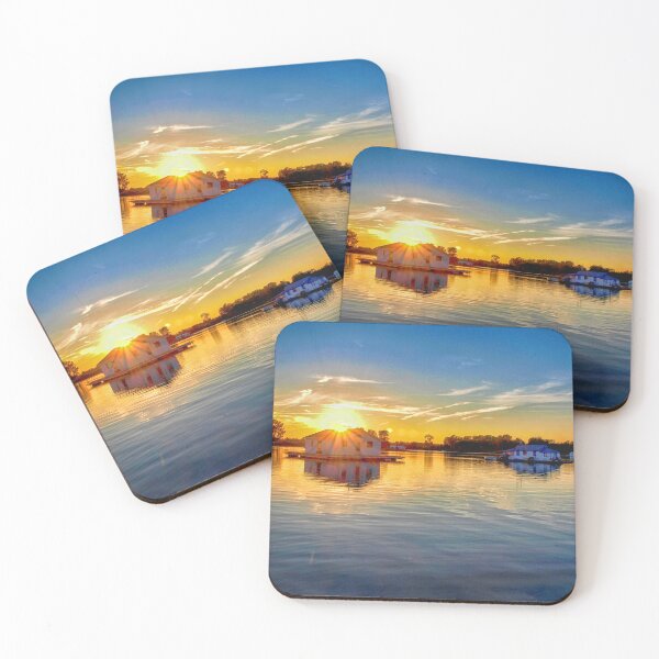 Item preview, Houseboats on Horseshoe Pond - Erie, PA designed and sold by Kathy Weaver.