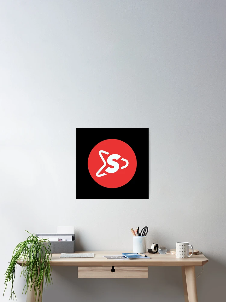 Thumbnail 2 von 3, Poster, S Rotes Logo designt und verkauft von Ruthbare.