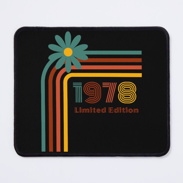 Item preview, Born In 1978 Retro Limited Edition Birthday Design designed and sold by RockBeeDesigns.