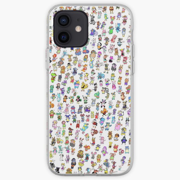 Animal Crossing New Leaf - Todos los aldeanos Funda blanda para iPhone