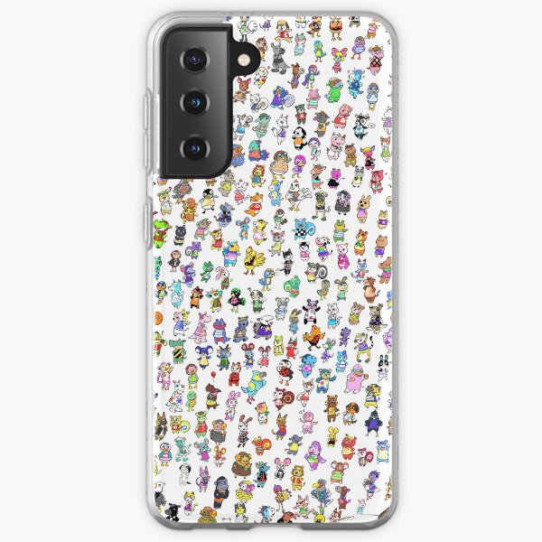 Animal Crossing New Leaf - Tous les villageois Coque souple Samsung Galaxy