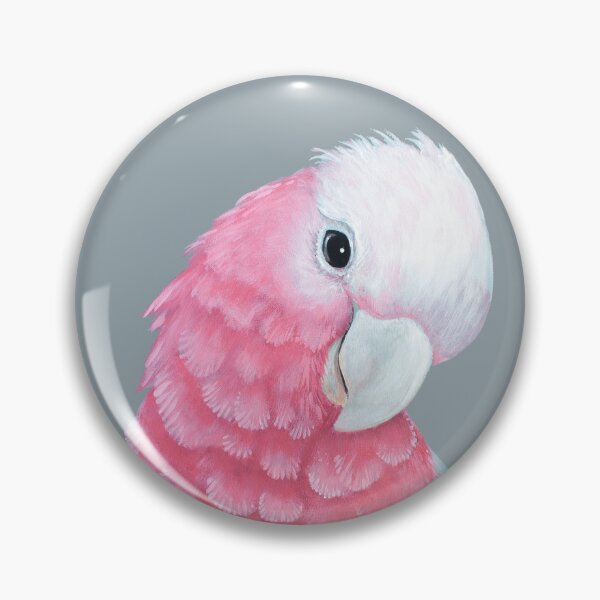Item preview, Pink and Grey Galah designed and sold by lucyluart.