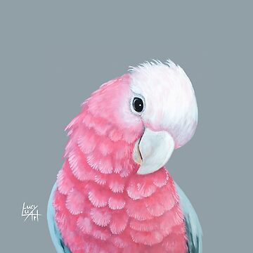 Artwork thumbnail, Pink and Grey Galah by lucyluart