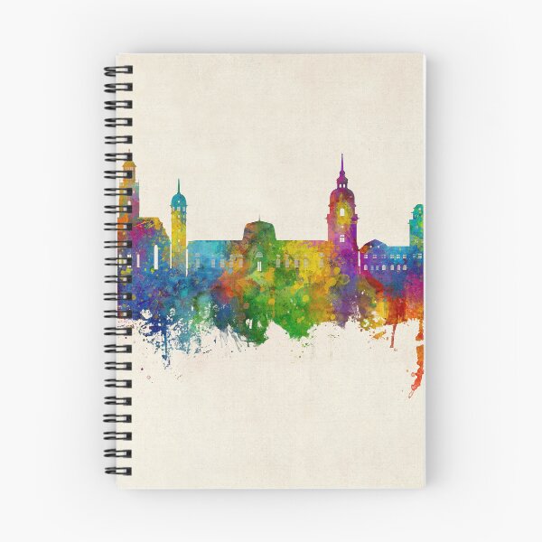 Item preview, Darmstadt Germany Skyline designed and sold by ArtPrints.