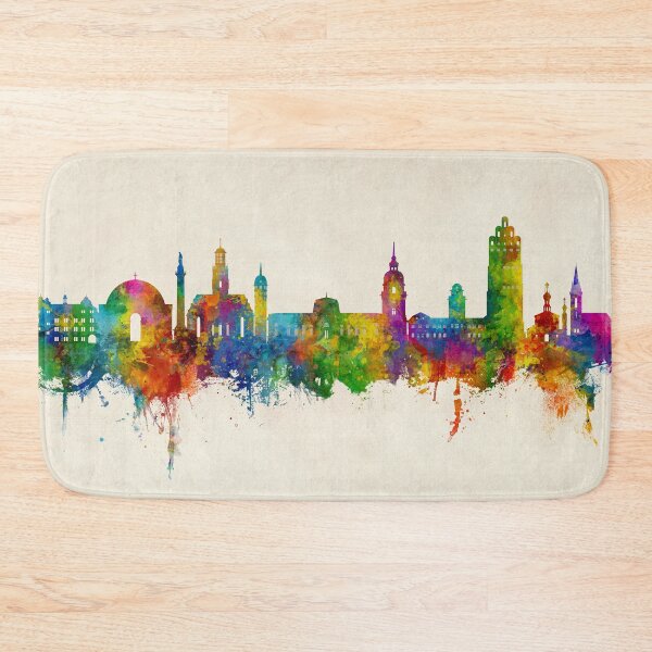 Item preview, Darmstadt Germany Skyline designed and sold by ArtPrints.