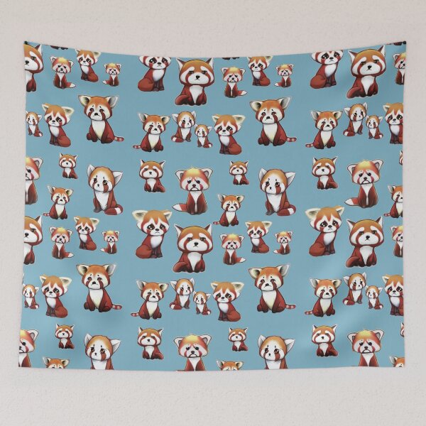Item preview, Cute Red Panda Pattern designed and sold by bullshirter.